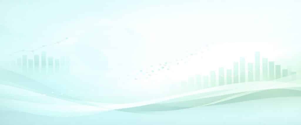 Zachte turquoise achtergrond met subtiele statistische grafieken — Hero afbeelding dienstenpagina SPSSGuru